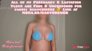 [GetFreeDays.com] Sexy MILF Pregnancy and Lactation Vlog - One of MANY Weekly Video Updates with Titty Milk on Fansly Porn Leak May 2023-6