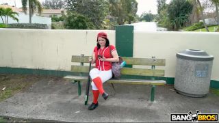 Bang bus with aurora roseris in hitting all the bases on the bus-1