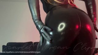 Mistress Scarlett Morgan - ASMR Latex Shining - Handpicked Jerk - Off Instruction - Joi games-9