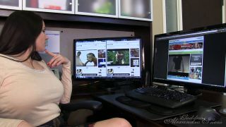 [K2S.CLUB] Goddess Alexandra Snow - Watching Gay Porn At Work - HD 720P-0