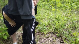 bbwsexi9 - Neighbor sucks my dick in a public park and swallows hot cum-1