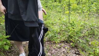 bbwsexi9 - Neighbor sucks my dick in a public park and swallows hot cum-2