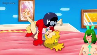 Princess Peach The princesses from Super Mario Bros decided to have an orgy-2
