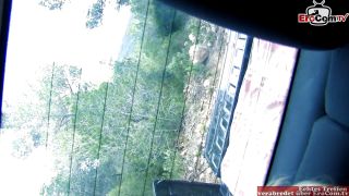 Blonde Woman Fucks Outdoor On A Car And In The Forest With A Stranger S.-2
