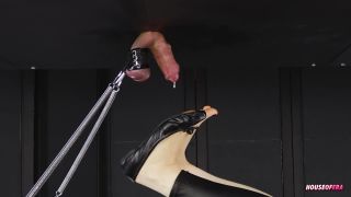 Milking Table Femdom Footjob & Handjob Balls Stretching ...-9