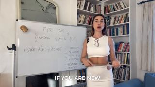 Sex Education With Miss Fox  How To Make Him Explode 1080p-1