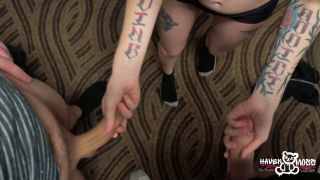 Video Tiny Redhead Wifey Haven Moss Enjoys First Threesome With Hus...-3