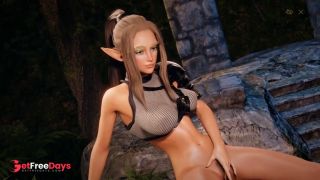 [GetFreeDays.com] The elf girl masturbates in the forest, enticing me Sex Leak May 2023-4