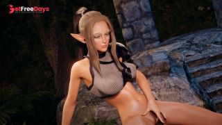 [GetFreeDays.com] The elf girl masturbates in the forest, enticing me Sex Leak May 2023-5