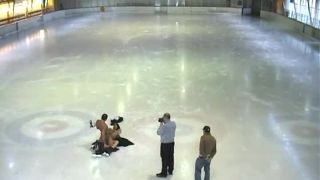 Tera Joy - BTS - ice rink and 2  boys-8