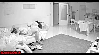 Reallifecam - Lina Seduce 2 Guys And Have Hard Threesome Sex Blowjob On The Table Couch 17.02.2025 - Amateur-9