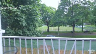 adult xxx video 13 Risky Public Balcony BJ – Rainbowslut,  on public -3