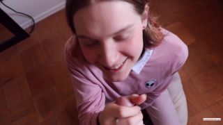 ManyVids presents Valentine Boudreaux in Femboy Val Sucks Cock – $9.99 (Premium user request)!!!-8
