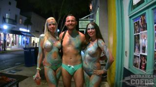 Fantasy Fest Live 2018 Week Street Festival Girls Flashing Boobs Pussy And Body Paint Mature-1