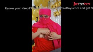 I put on my hijab and began to erotically explore my hot Egyptian body.-1