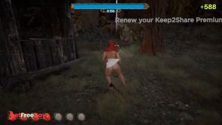 wolf with big dick caught little red riding hood and stretches her holes-1