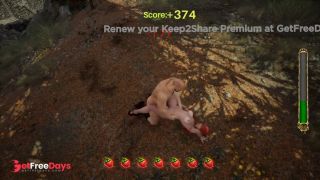 wolf with big dick caught little red riding hood and stretches her holes-6