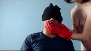 Giada Pepe - Femdom Fetish Guanti Gomma Squishy Face Sega - handjob - femdom porn tall asian femdom-1