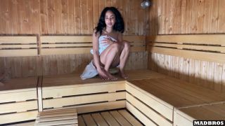 Video A Pretty Dominican Girl Caught and Fucked in a Sauna while he...-2