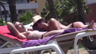 Lucky Lesbians Nudism!-9