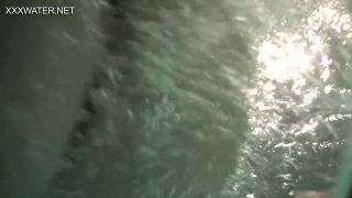 Orgasm Slightly hairy teen Olga Kukuruzina masturbates in the pool-2