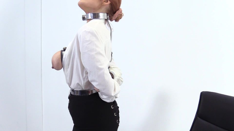 adult clip 13 MetalBondage – Arabella – the perfect secretary on fetish porn littering fetish