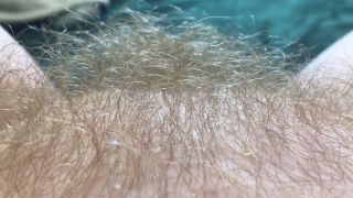 Sensual Lotuses - Blonde Pussy Hair Bush Close up.-1
