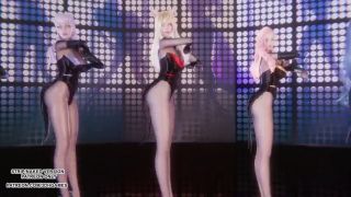 Hentai Game MMD Kara - Step 5P Ahri Seraphine Akali Kaisa Evelynn Kpop Dance League of Legends Hentai-1