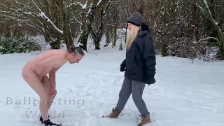 online adult clip 48 blood fetish porn femdom porn | Ballbusted In The Snow By Nikki Whiplash | nikki whiplash-2