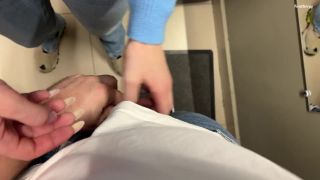 A Real Creampie In The Fitting Room Cum In My Tight Pussy While I Try On Jeans. Feralberryy 1080p-1