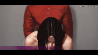 PORN GAME 4U - Mila AI - Liz got horny when she saw the handsome security guard - aDDont - by Porn Game 4U-3
