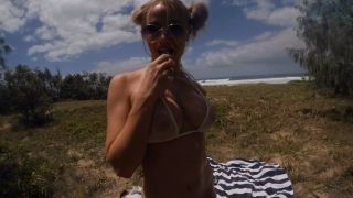 Scarlet Chase Public Beach Oil Orgy Adventure-2