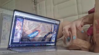 Gamer Girl Nutaku Gamer Slut Cums to Aeons Echo Cosplay-6
