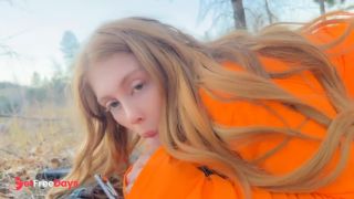 [GetFreeDays.com] Trophy Redhead Sucking Cock in the Woods gingergrip Porn Film January 2023-0