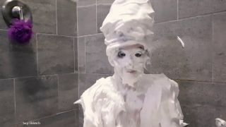 Sage Eldritch Pied Face WAM Shaving Cream Pies (Creampie)-7
