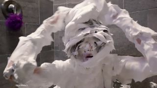 Sage Eldritch Pied Face WAM Shaving Cream Pies (Creampie)-9