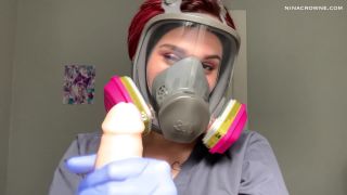 Nina Crowne - Nurse in Respirator Gives Handjob.-6