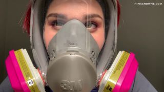 Nina Crowne - Nurse in Respirator Gives Handjob.-9