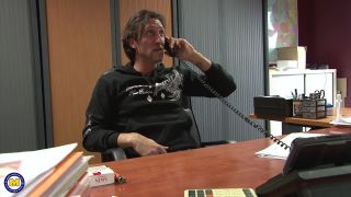 porn clip 44 Pierced mature secretary is getting a hard anal fuck, aj applegate femdom on femdom porn -1