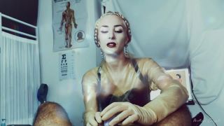 free porn clip 36 Mistress Euryale – Chastitized vibrator release – Femdom Pov, Latex - cum eating instruction - cumshot femdom public humiliation-9