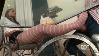 Sweet Satin Feet Pantyhose!-2