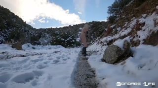 free porn clip 1 nina hartley bdsm Bondage Life – Working In The Snow Rachel Greyhound, fetish on femdom porn-9