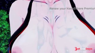 Demon Slayer - Daki shows you her Footjob skills than fucks you until Creampie-8