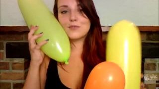 online xxx video 30 Sausage Balloon Fun - inflatable blow fetish - femdom porn fetish pros-7