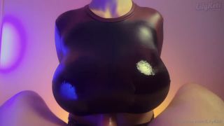 Lily Koti Jerk Off to Latex Tittyfuck-8