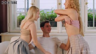  Bella Spark   Blonde Stockings, Kissing, Shaved Pussy, Small Tits, Blonde, Blowjob, Squirt, Threesome, Hardcore, Pussy Licking, Masturbation, POV Bella Spark, Ivi Rein - Wet Angels Siterip-0