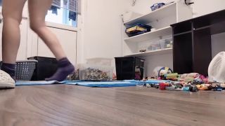 Hermina - Sexy milf, hairy pussy, big ass, vacuum cleaner in empty house-9