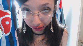 online adult clip 40 Miss Alice the Goth – Smearing Red Lipstick and Wiping It Off, amateur russian tits on solo female -4