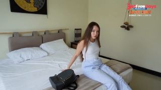 [GetFreeDays.com] There turned out to be only one bed in the hotel. Sharing a bed with his stepsister - DeluxeBitch Porn Video May 2023-0