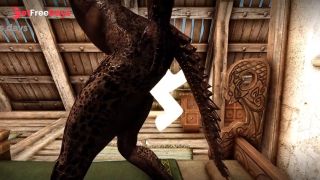 [GetFreeDays.com] Female mage Argonian cant stop masturbating with a magic dildo. Adult Leak April 2023-8